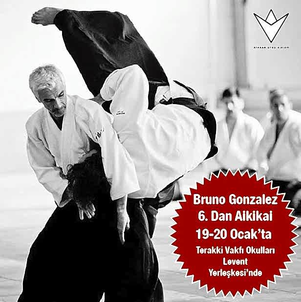 Bruno Gonzalez 6. Dan Aikikai Türkiye’de